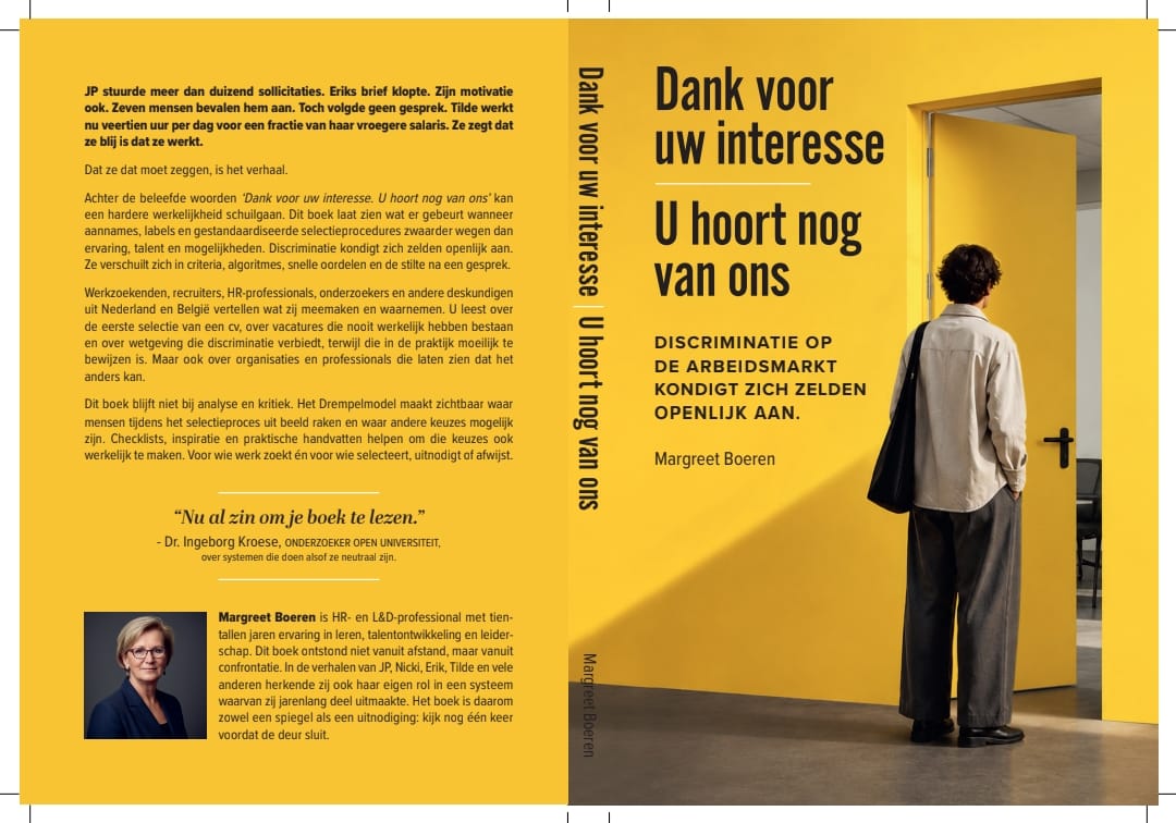 Boekomslag Dank voor uw interesse